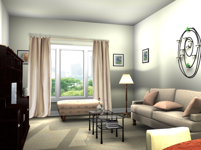 Dekorasi Ruang Tamu Kecil dan Moden (Small Living Room Decor