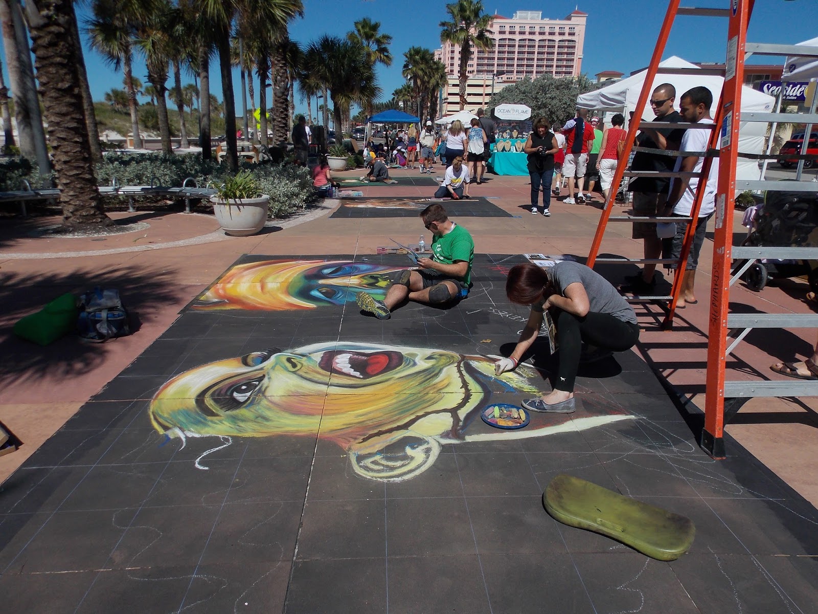 The Schramm Journey Clearwater Beach Chalk Art Festival