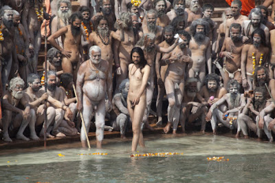 Kumbh Bath by Nagas