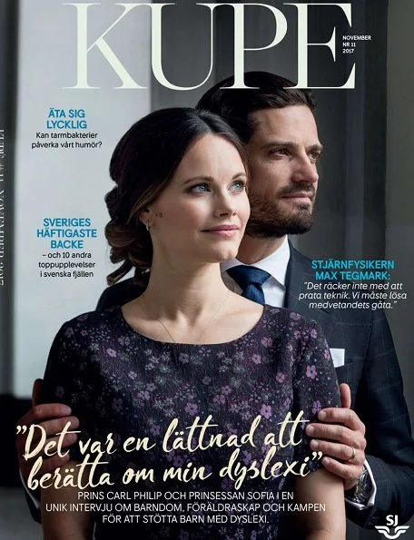 Prince Carl Philip and Princess Sofia of Sweden gave an interview to Swedish monthly magazine Kupé