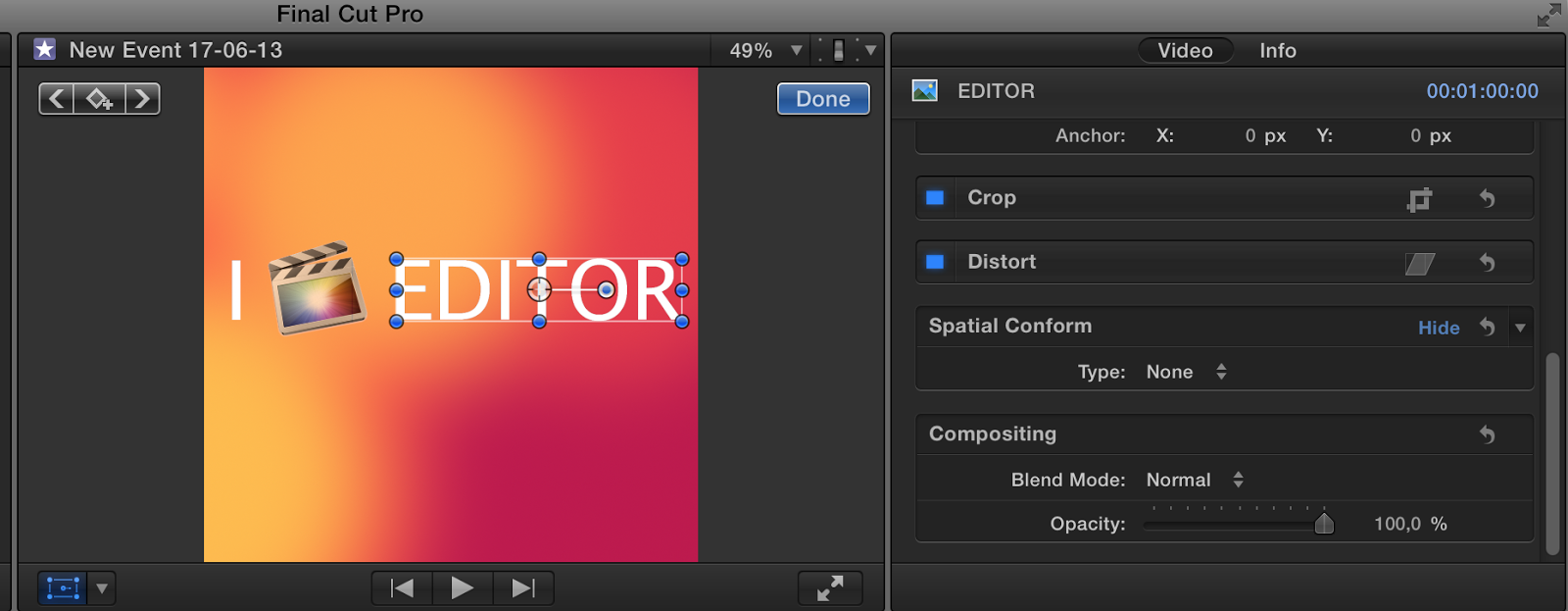 Final Cut Pro Kitchen Utilizar archivos de en Final Cut Pro X