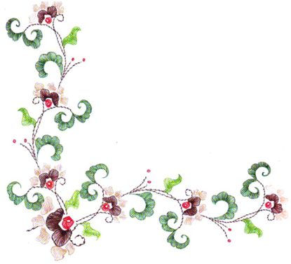 Macam-Macam Pola Hias Dalam Menghias Busana beserta Gambarnya