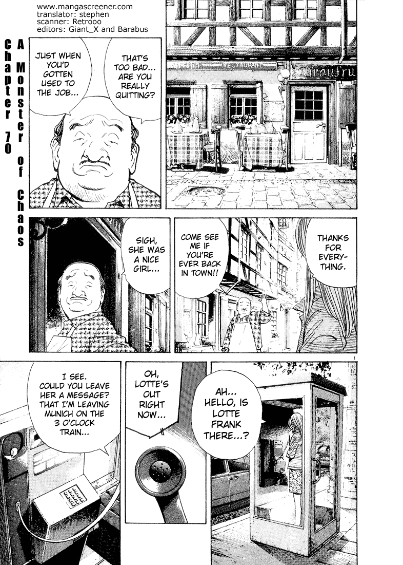 Monster Chapter 70 - HolyManga.net