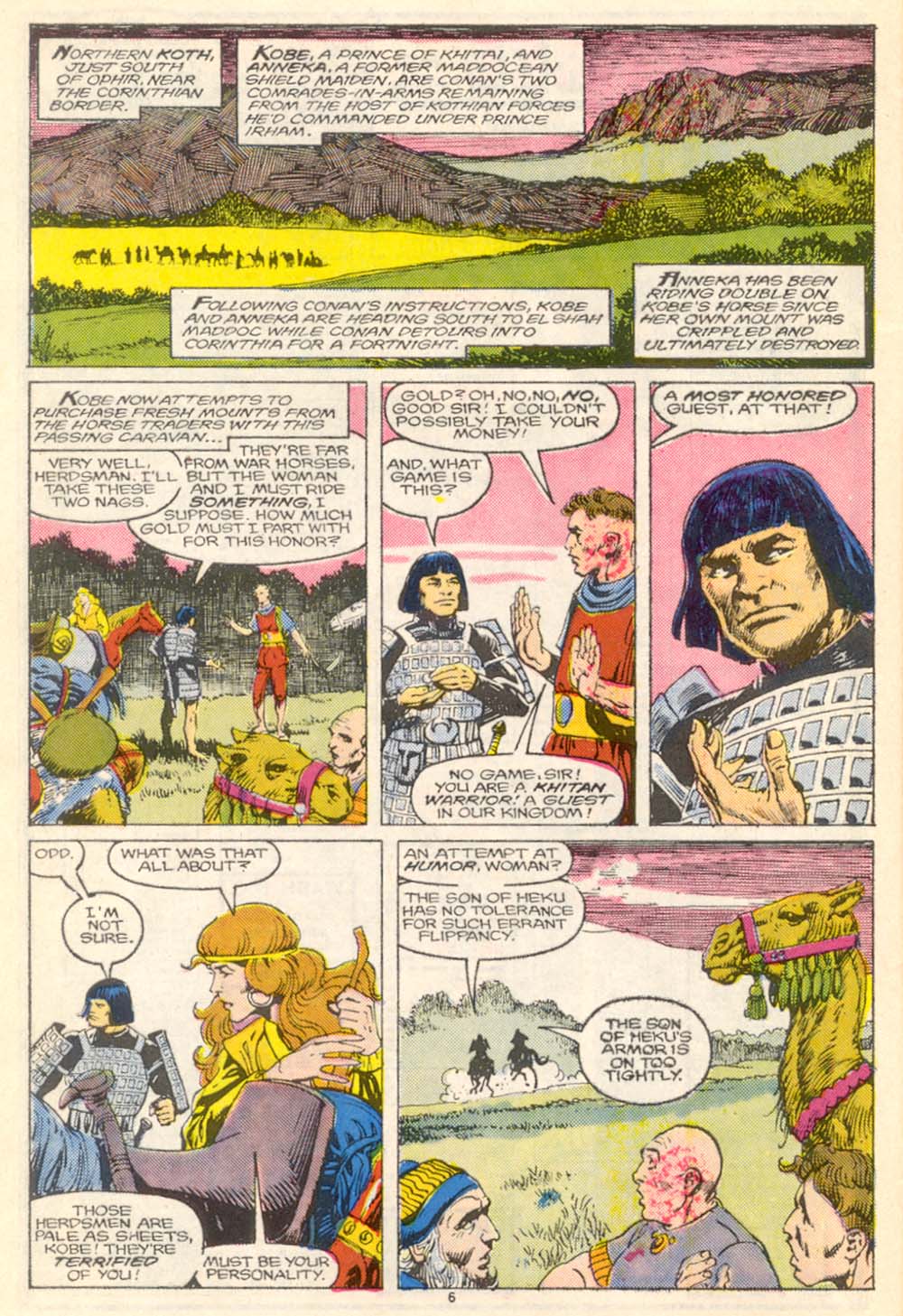 Read online Conan the Barbarian (1970) comic -  Issue #205 - 7
