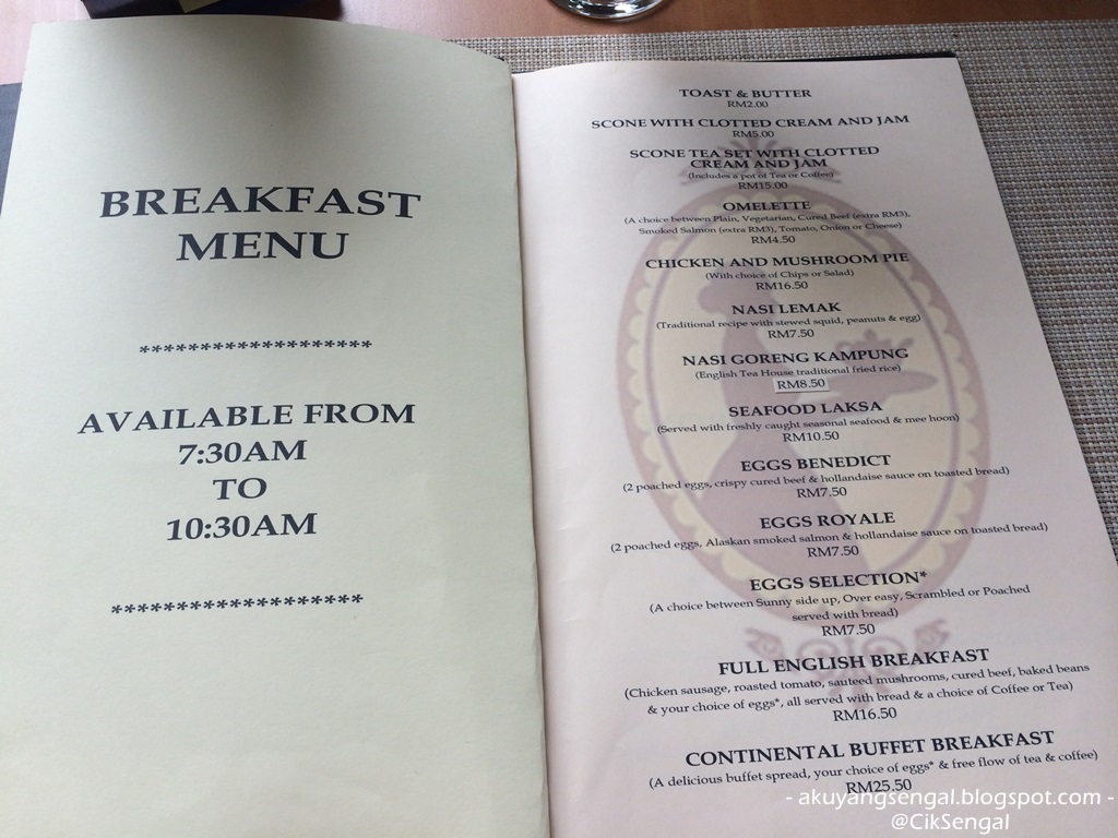 English Tea House And Restaurant, Kota Kinabalu Aku Yang Sengal