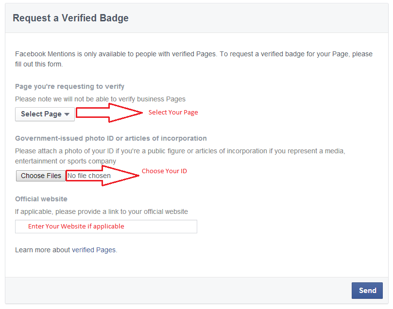 how to verify your facebook page how to verify your facebook page
