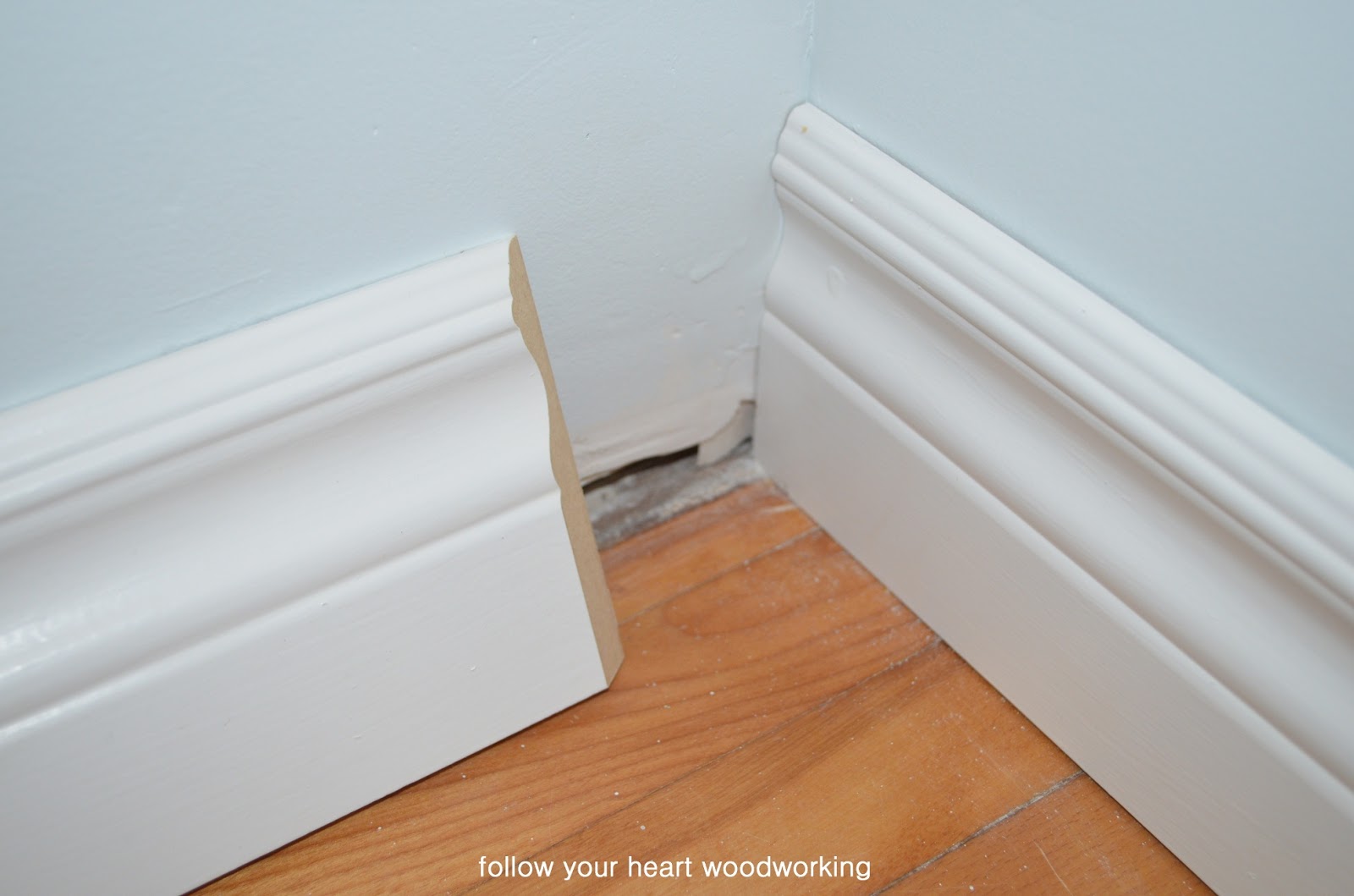 follow your heart woodworking How to Cope Trim Tutorial
