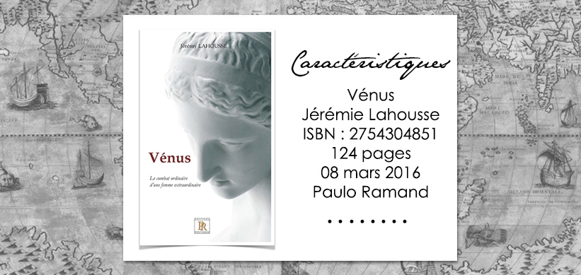 Couverture du livre Venus de Jérémie Lahousse Venus de Jérémie Lahousse