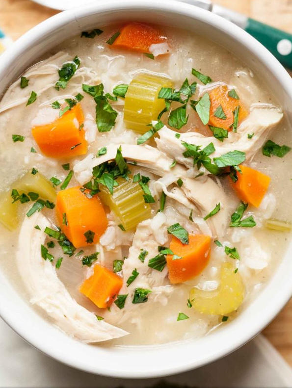 One-Pot Chicken and Rice Soup - Health & Food