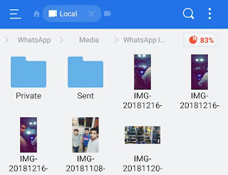 WhatsApp private folder WhatsApp private folder