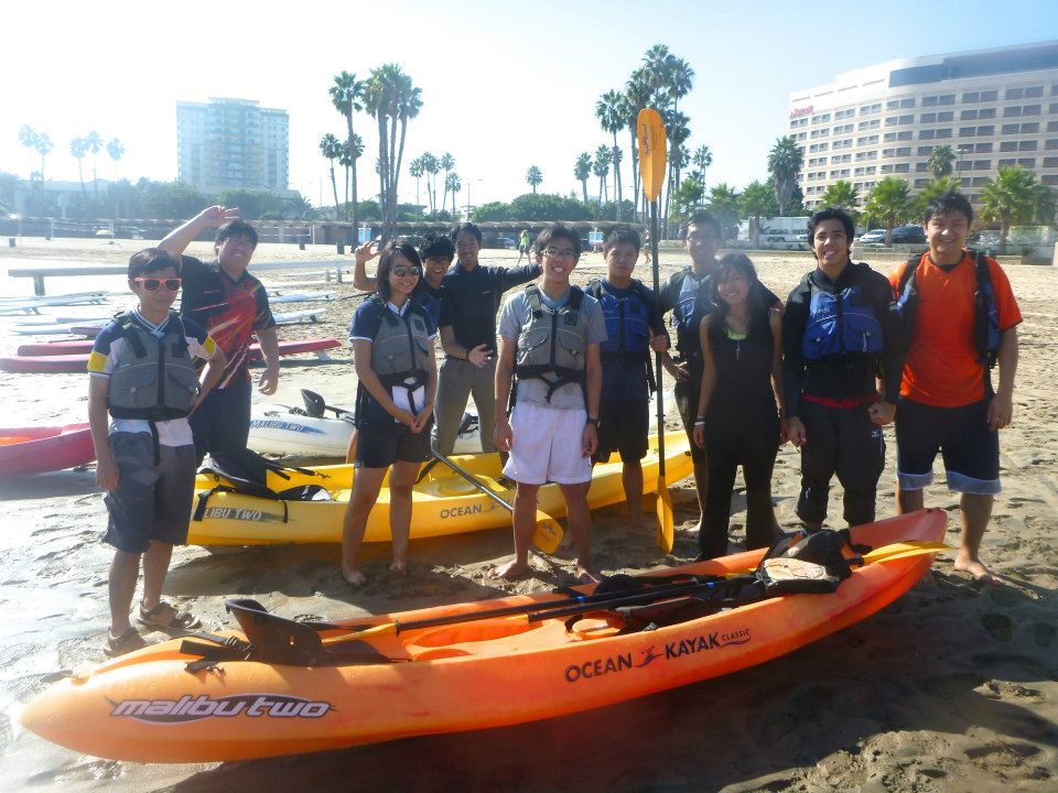 Kayaking Trip to Marina Del Rey Fall Quarter 2012 Bruin!
