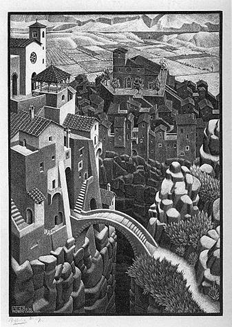 A Ponte - Escher, M. C. e suas geniais litogravuras