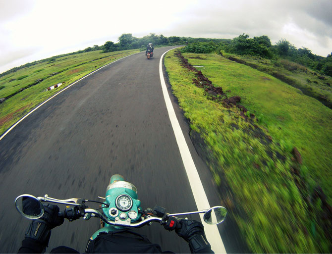road trip in the hills