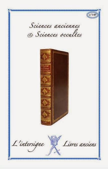 Tertulia Bibliofila Bauman Rare Books June 2015 Catalogue L Intersigne Livres Anciens Catalogue N º 140 Sciences Anciennes Occultes
