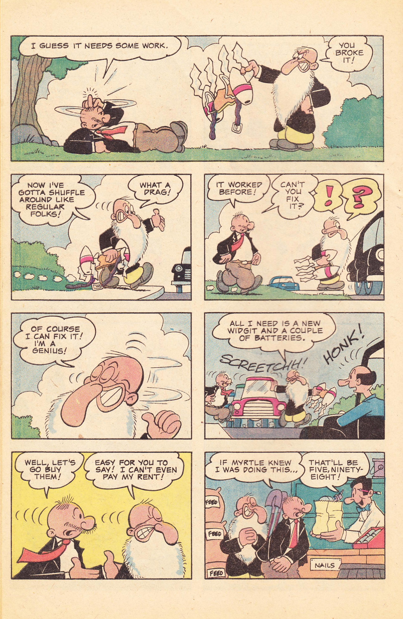 Read online Popeye (1948) comic -  Issue #183 - 28