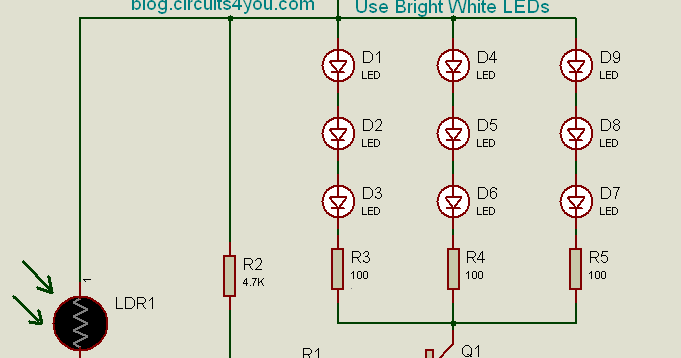 Dark Activated Lamp | circuits4you.com