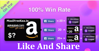 Share and Get Free Amazon Gift Card 50$