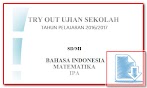 Soal Try Out Ujian Sekolah Un Sd/Mi Tahun 2017