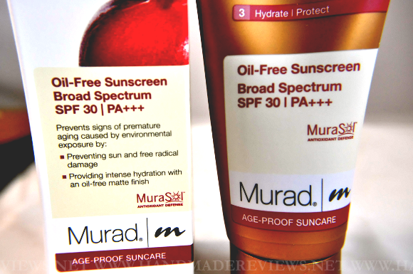 Murad Oil-Free Sunscreen Broad Spectrum SPF 30 Review
