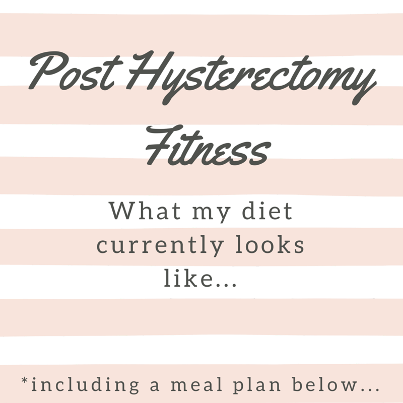 Flabby Mom To FIT Mom: Post Hysterectomy Fitness - What my current Diet