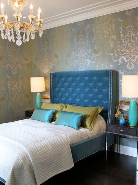 25 hermosas ideas de dormitorios azules | Decoración