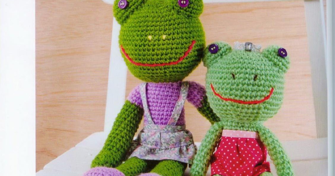 PATRONES GRATIS DE CROCHET: AMGURUMI de una RANA a crochet...patrón gratis