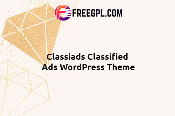 Classiads - Classified Ads WordPress Theme Nulled Download Free