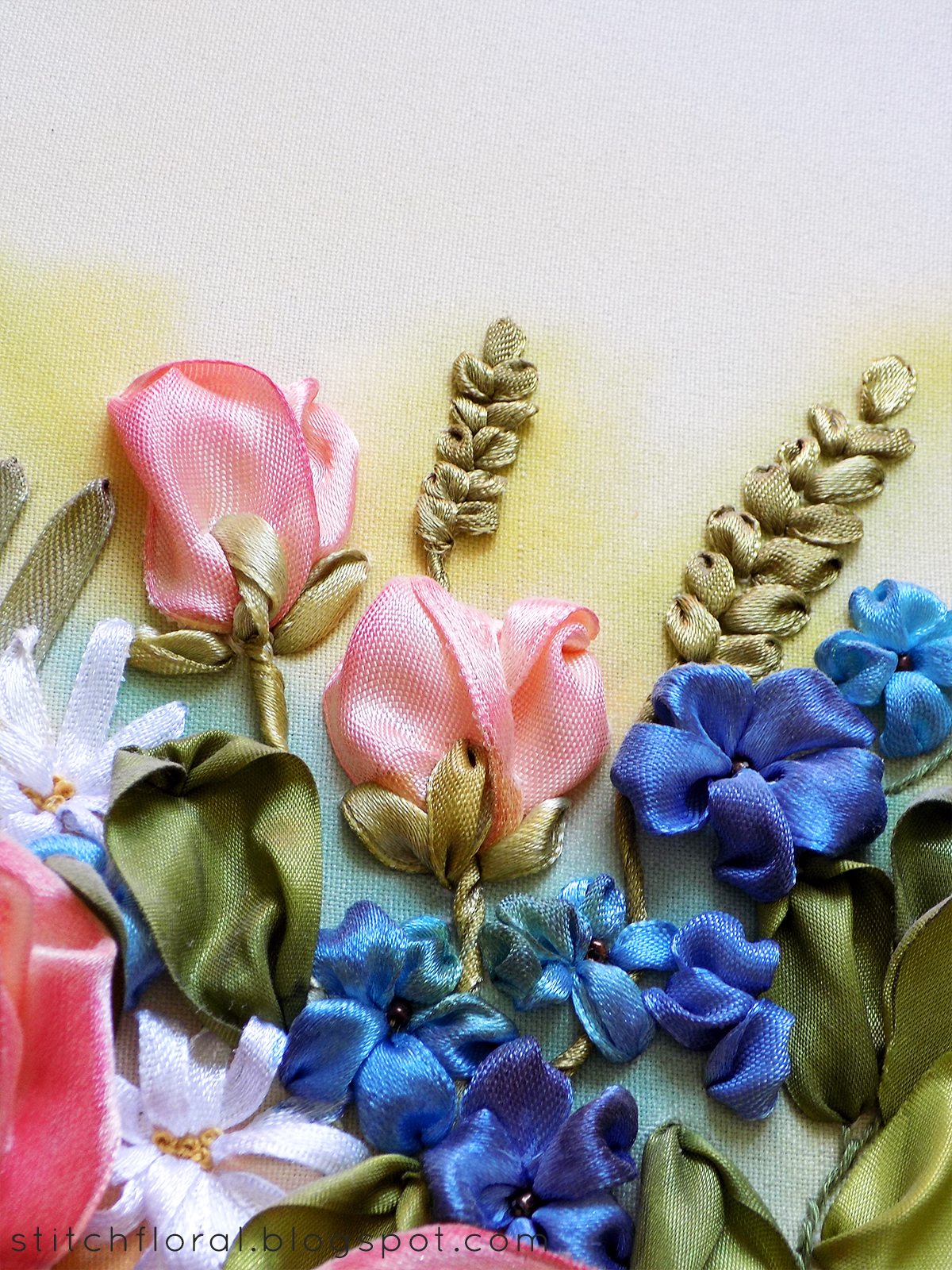 Throwback to my adventures with ribbons Stitch Floral
