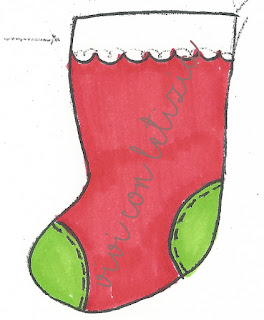 Calze della befana fai da te personalizzate Cartamodello Calze della befana classica - classic christmas stocking