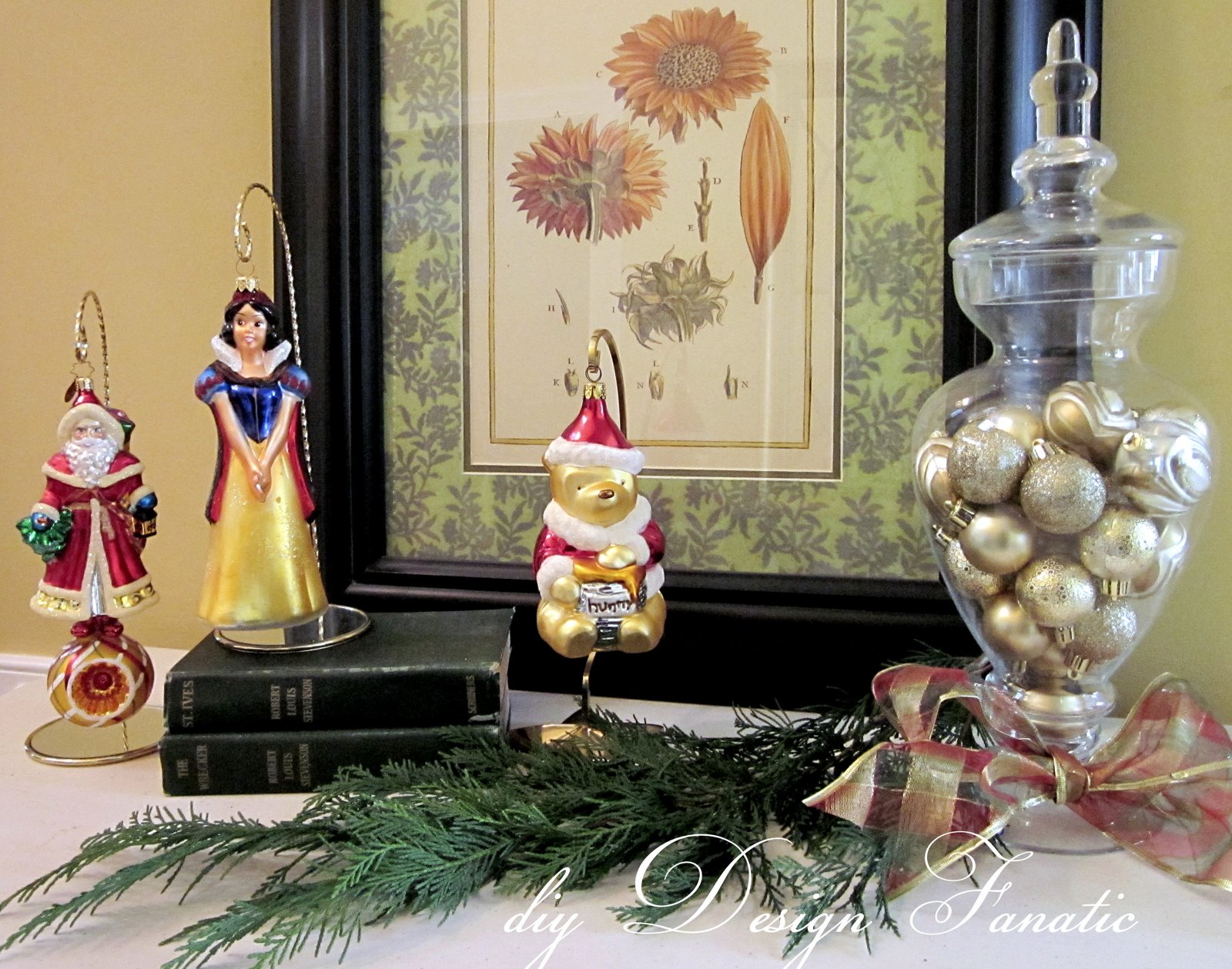 diy Design Fanatic Christmas Decorating In The Foyer