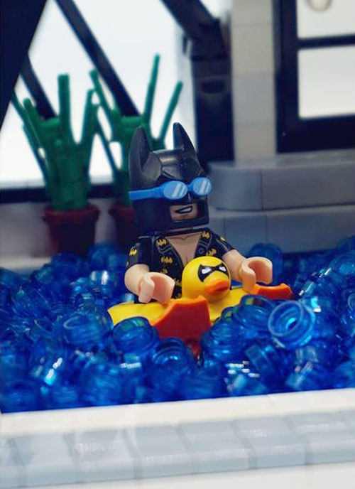 MOC LEGO Batman Swimming Pool