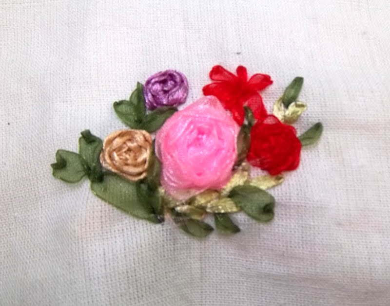 Flower Ribbon Embroidery Nimble Fingers Zone