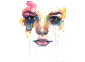 07-Marion-Bolognesi-Minimalist-Watercolor-Portraits-with-plenty-of-Expressions