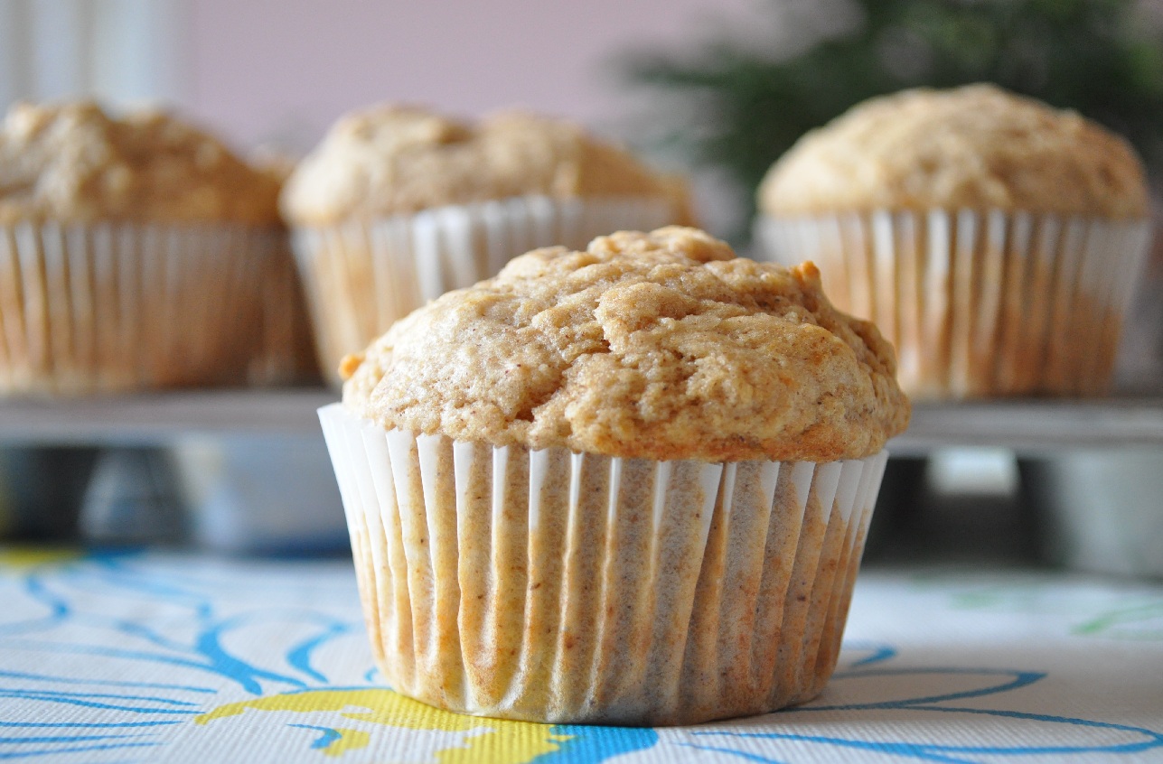 l'emprise de la gourmandise pumpkin spiced applesauce muffins