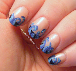 french tip nail face tentacle inspired becca moses robin