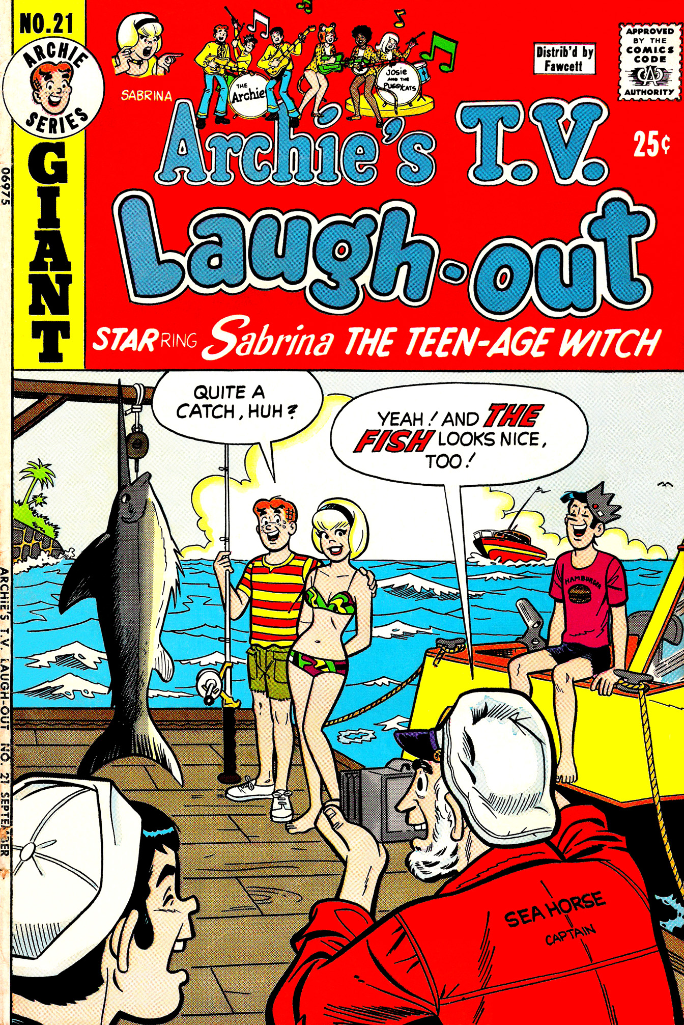 Read online Archie's TV Laugh-Out comic -  Issue #21 - 1