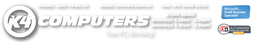 K4 Computers - IT Support in Noble Park, Springvale, Dandenong, Keysborough, Mulgrave