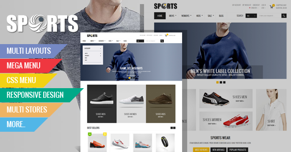 Ovansport Fresh and Clean Design Multipurpose Magento Theme - Download ...