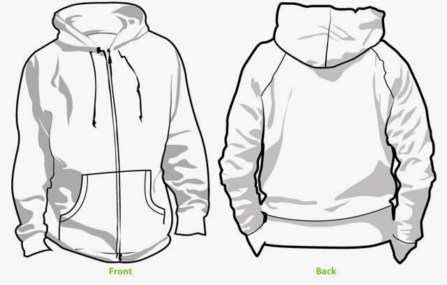 Download Free Hoodie Template Cdr File Free Design Corel PSD Mockups.
