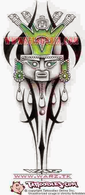 plantillas de tatuajes aztecas