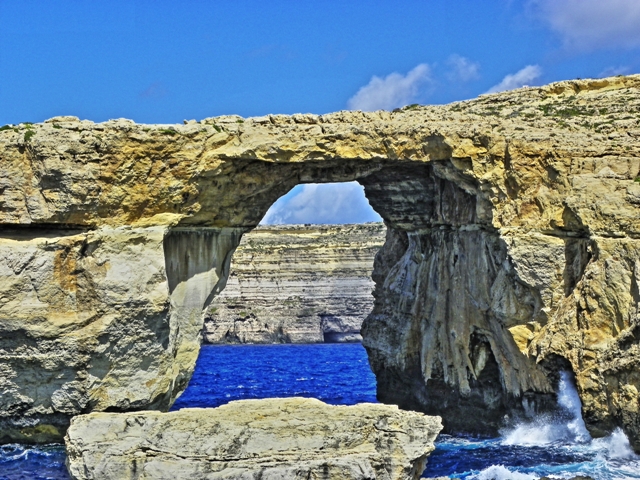 Azure window de Gozo, la ventana azul del Mediterraneo Malta