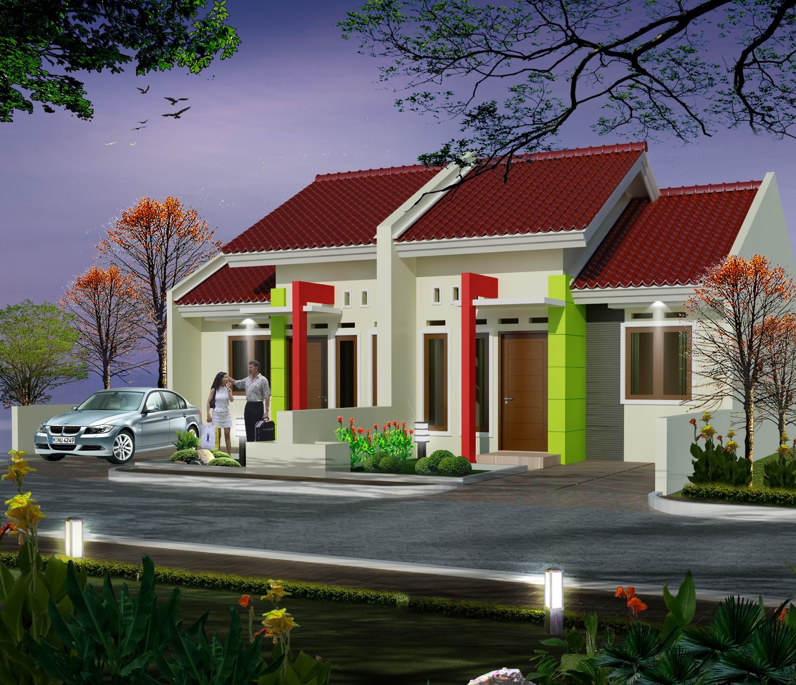 Model Desain Rumah Cantik Minimalis - Alam Jaya
