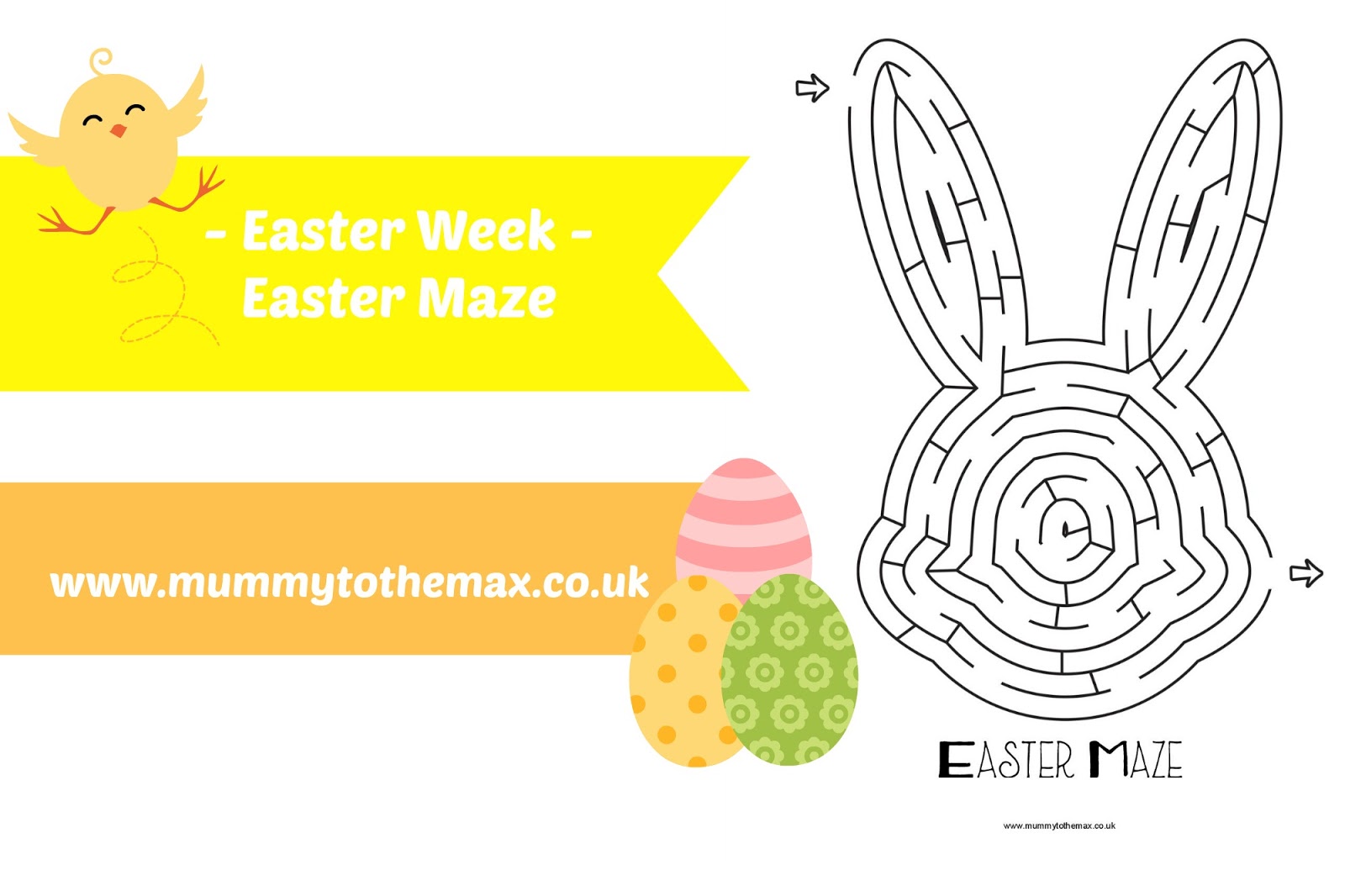 Easter Maze Free Printable Mummy To The Max
