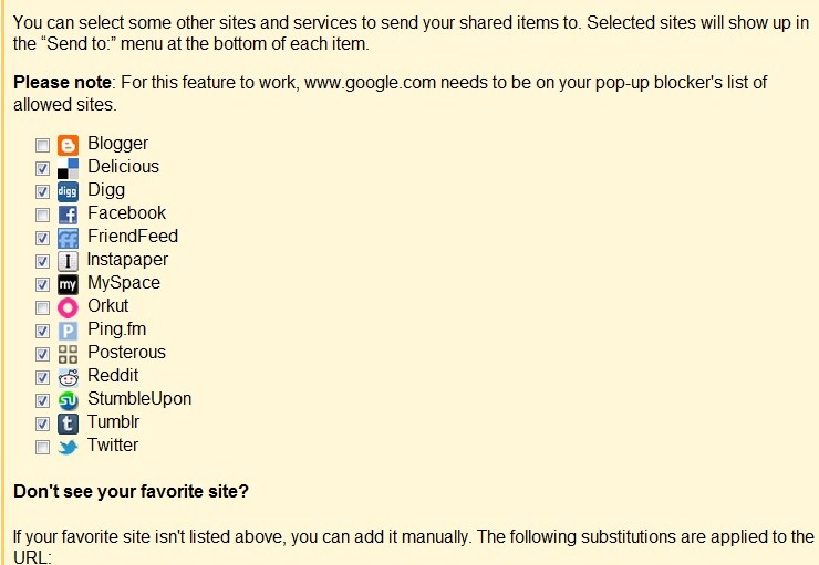 share in google reader share in google reader