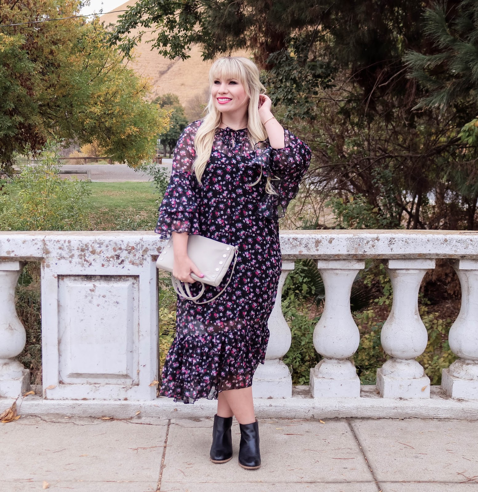 Dark Floral Dress