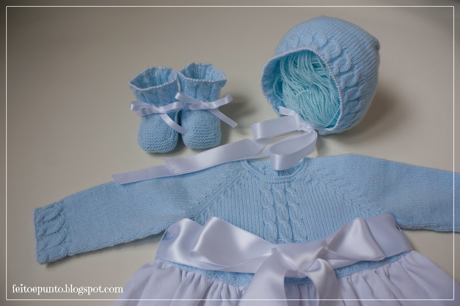 Vista complementos faldón: capota y patucos