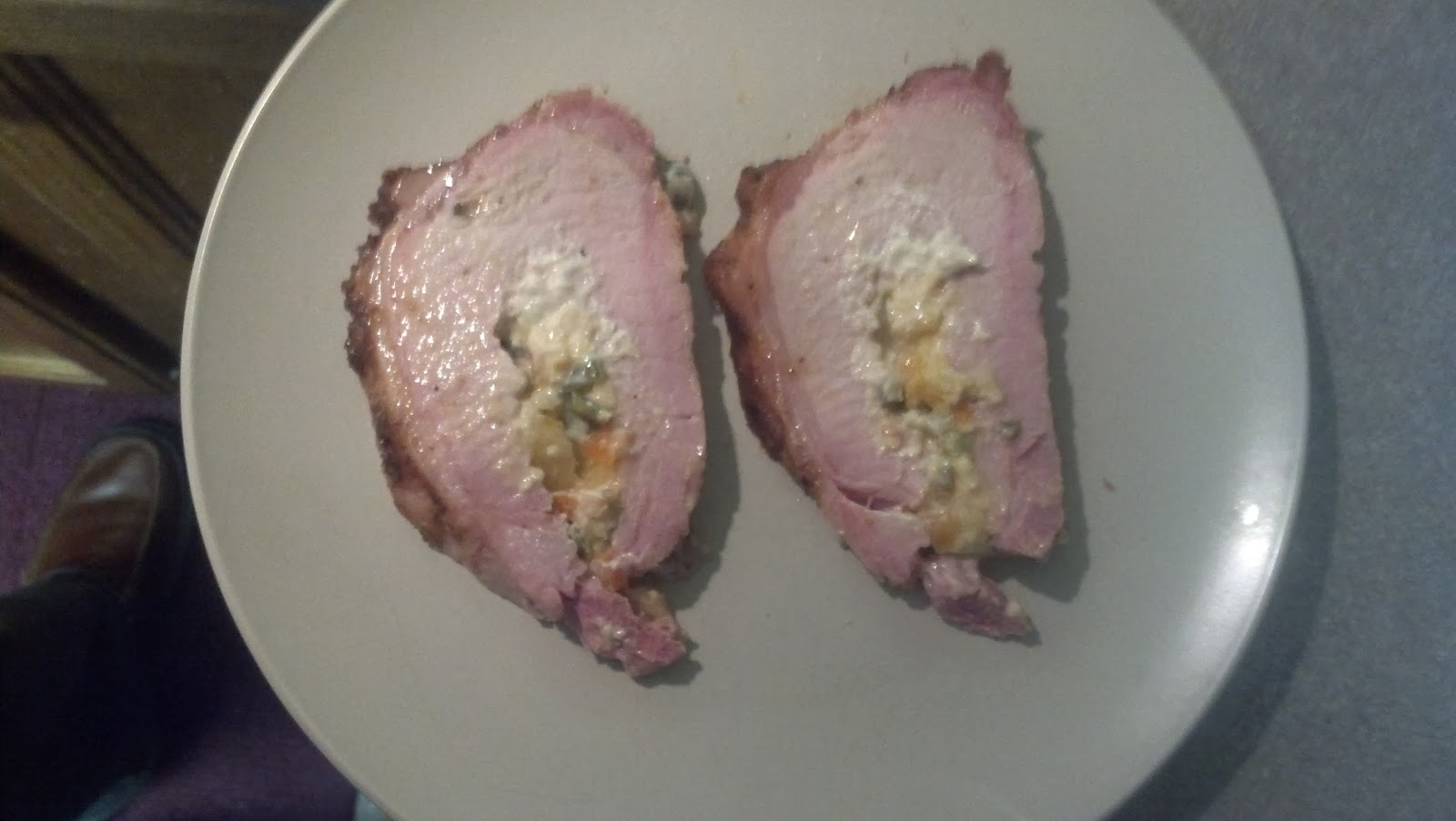 Chris' Big Green Egg Adventure: Smoked Pork Loin x3