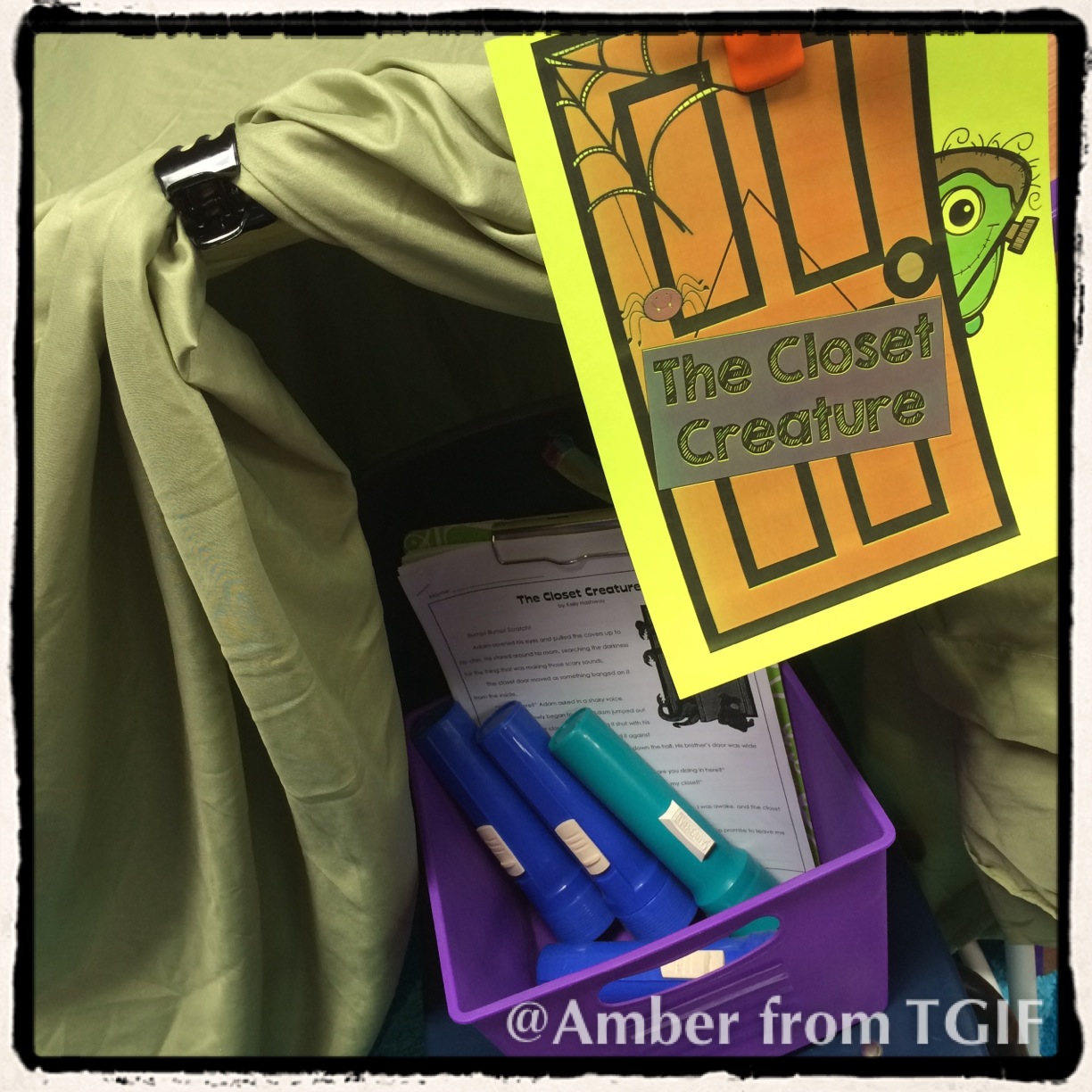 Halloween Classroom Story Elements Stations Amber From Tgif
