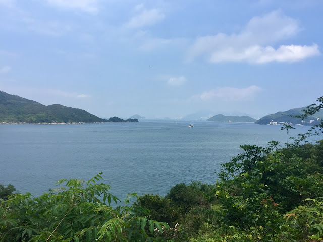 Ocean views on the Lantau Trail from Mui Wo to Pui O, Hong Kong