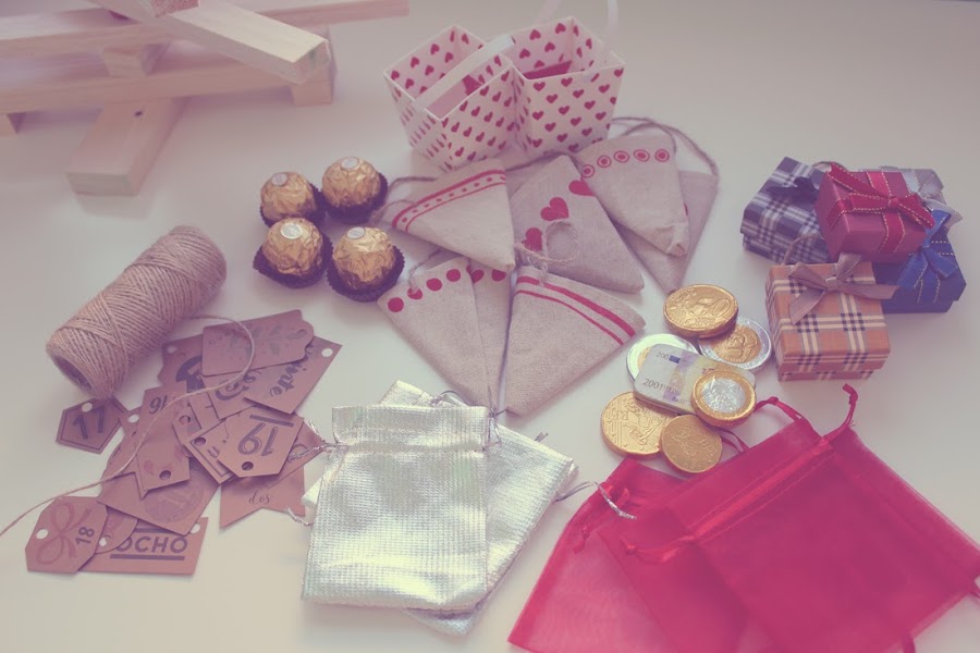 Calendario de adviento de madera Detalles